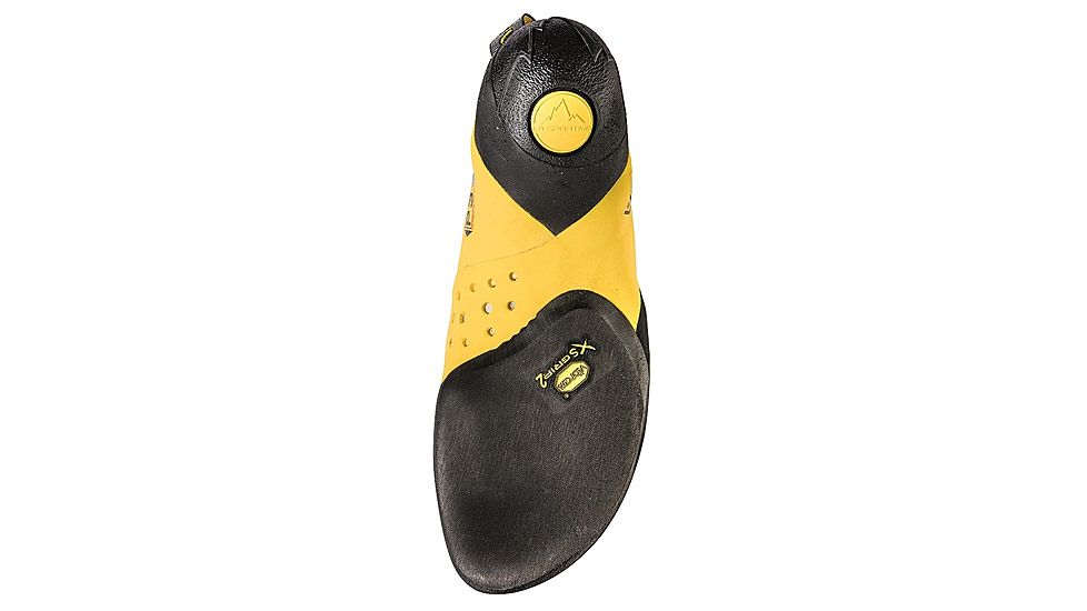 La Sportiva Solution Climbing Shoes - Mens, White/Yellow, 43.5, ZFCS013-W00Y00-43.5