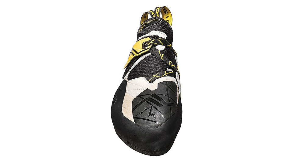 La Sportiva Solution Climbing Shoes - Mens, White/Yellow, 43.5, ZFCS013-W00Y00-43.5