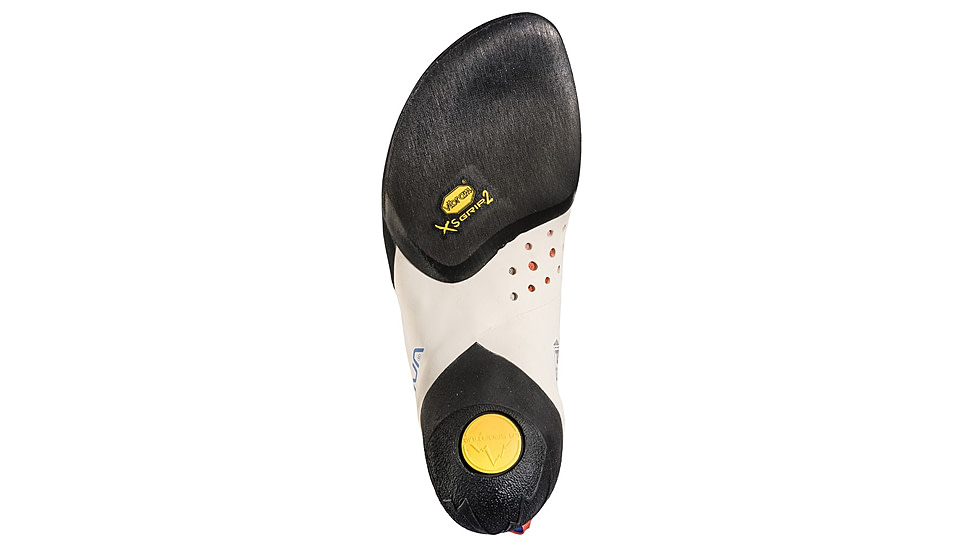 La Sportiva Solution Climbing Shoes - Women's, White/Lily Orange, 37, ZFCS014-W00O03-37