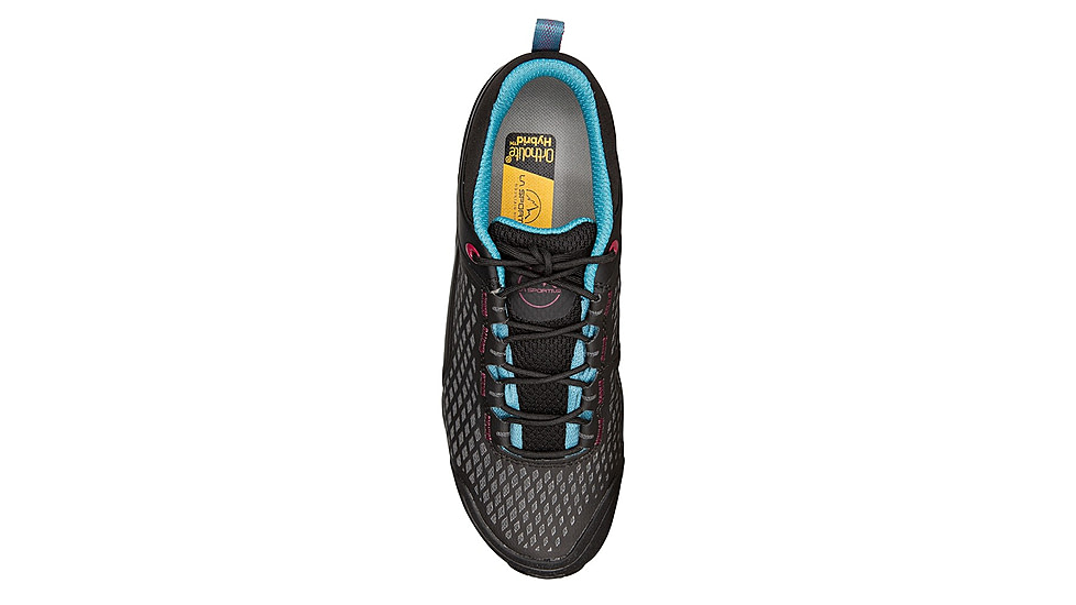La Sportiva Spire GTX Hiking Shoes - Womens, Black/Topaz, 38, ZFHS095-K00B24-38