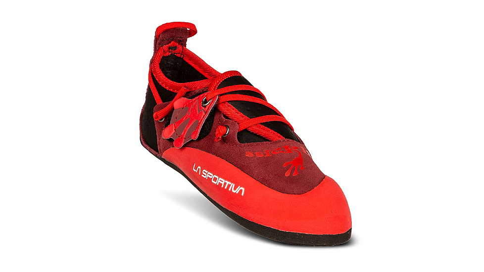 La Sportiva Stickit Climbing Shoe - Kids, Chili/Poppy, 26/27, 802-309311-26/27