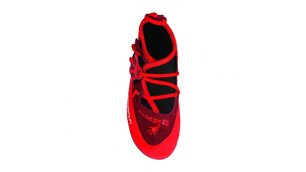 La Sportiva Stickit Climbing Shoe - Kids, Chili/Poppy, 26/27, 802-CHILI/POPPY-26/27