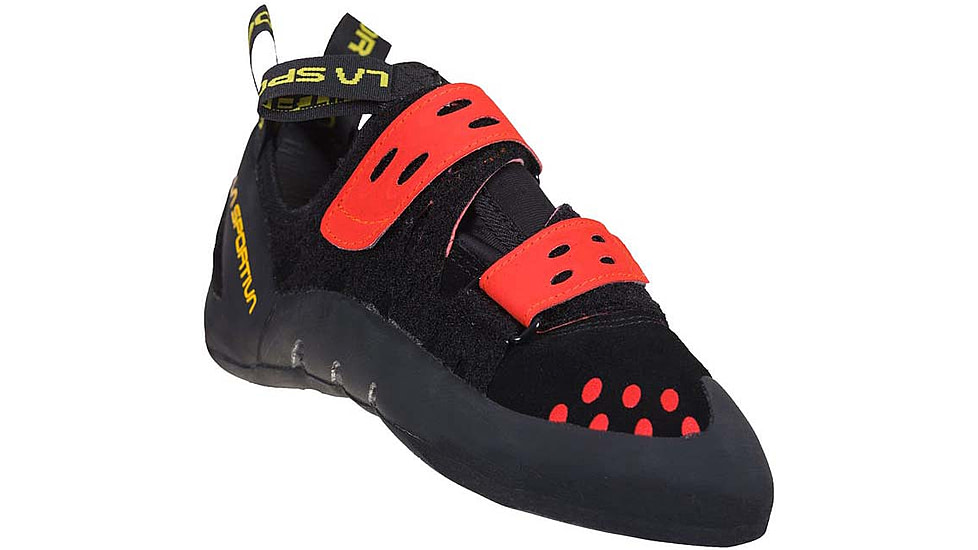 La Sportiva Tarantula Climbing Shoes - Men's, Black/Poppy, 37.5, 30J-999311-37.5