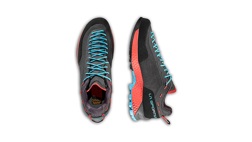 La Sportiva TX Guide Approach Shoes - Womens, Carbon/Hibiscus, 39.5, 27O-900402-39.5