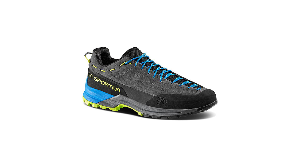 La Sportiva TX Guide Leather Approach Shoes - Mens, Carbon/Lime Punch, 41, 27S-900729-41