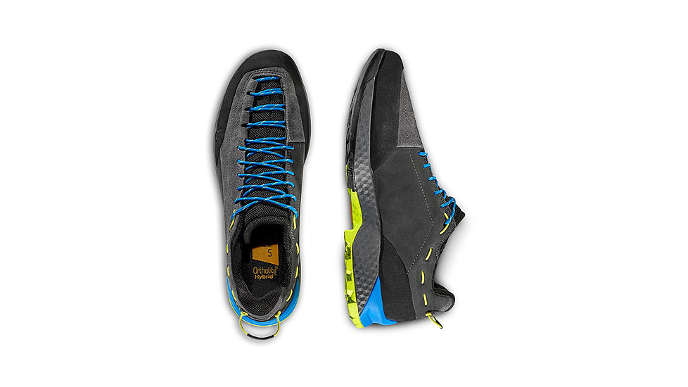 La Sportiva TX Guide Leather Approach Shoes - Mens, Carbon/Lime Punch, 41, 27S-900729-41