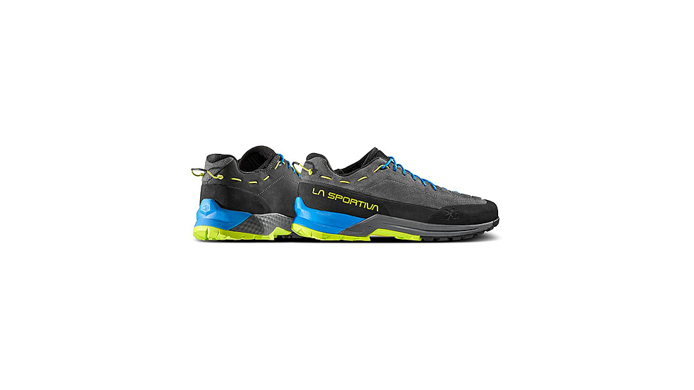 La Sportiva TX Guide Leather Approach Shoes - Mens, Carbon/Lime Punch, 41, 27S-900729-41