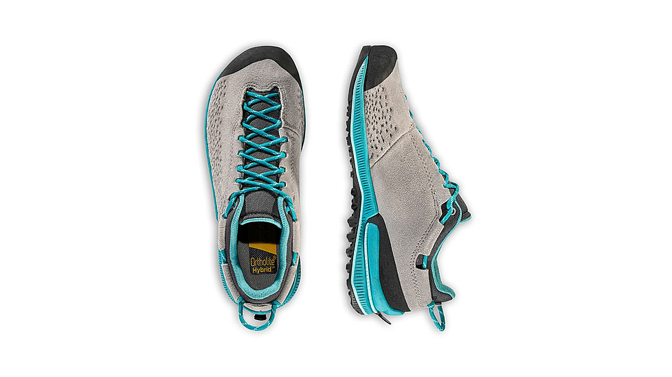 La Sportiva TX2 Evo Leather Approach Shoes - Womens, Moon/Lagoon, 37, 27Y-913638-37