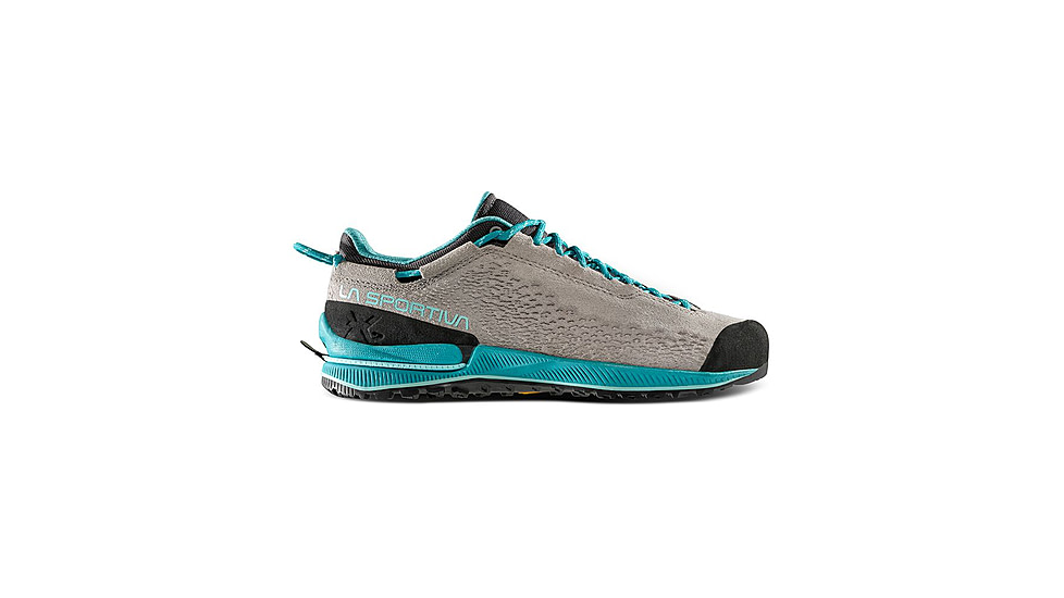 La Sportiva TX2 Evo Leather Approach Shoes - Womens, Moon/Lagoon, 37, 27Y-913638-37