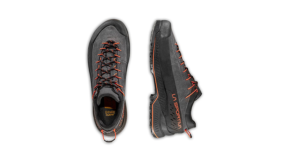 La Sportiva TX4 Evo Hiking Shoes - Mens, Carbon/Cherry Tomato, 43.5, 37B-900322-43.5
