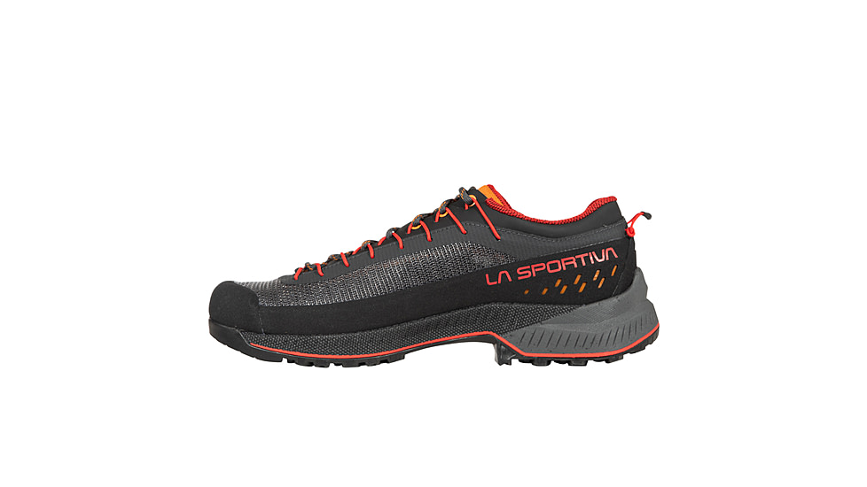 La Sportiva TX4 EVO ST Approach Shoes - Mens, Carbon/Mountain Red, 41.5, ZFAS049-G00R24-41.5