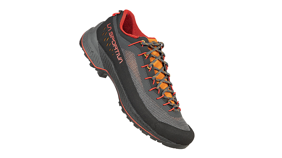 La Sportiva TX4 EVO ST Approach Shoes - Mens, Carbon/Mountain Red, 41.5, ZFAS049-G00R24-41.5