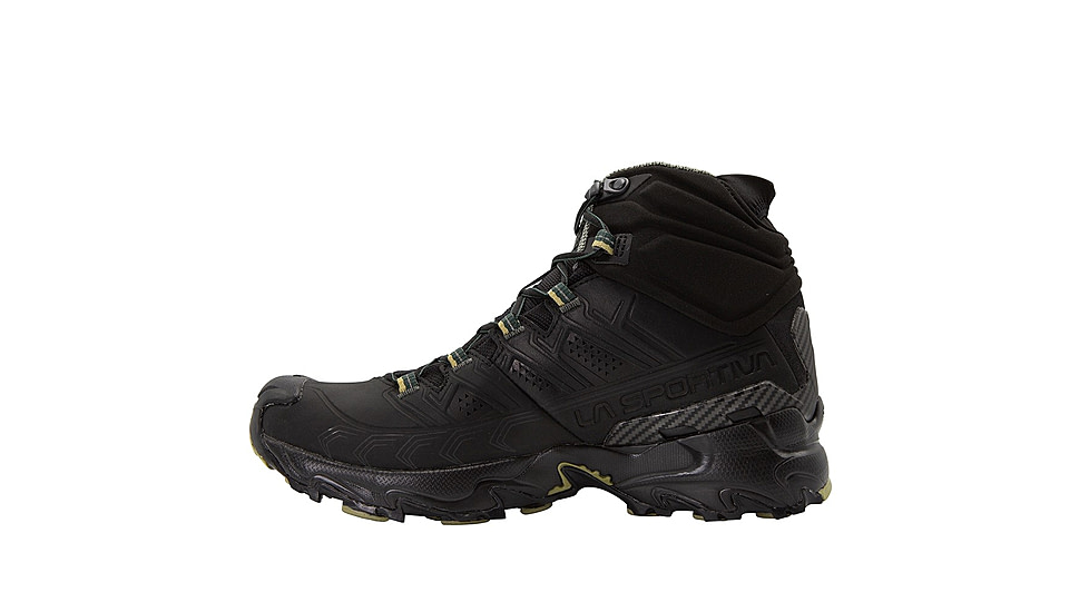 La Sportiva Ultra Raptor II Mid Leather GTX Hiking Shoes - Mens, Black/Cedar, 42.5, ZFHS096-K00N11-42.5
