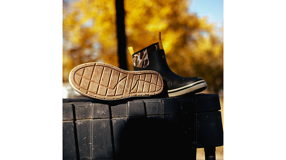 LaCrosse Footwear Alpha Deck Boots 6in - Men's, 8.5 US, Wide Width, Black Olive/Camo, 8.5, 621201-8.5W