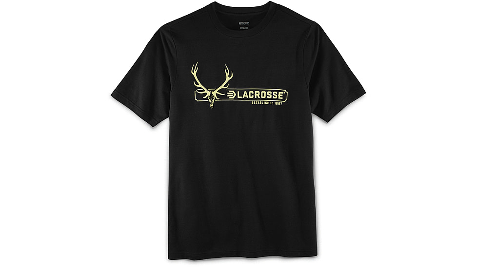 LaCrosse Footwear Elk Tee - Mens, Black, XXL, 918586-XXL