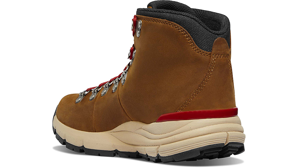 Danner Mountain 600 Leaf 4.5in Grizzly Brown/Rhodo Red GTX - Mens, Brown/Rhodo Red, 9, 62302-D-9