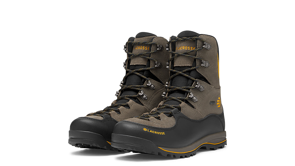 LaCrosse Footwear Ursa ES 8in GTX Boots - Mens, 10 US, Wide Width, Brown/Gold, 10, 533701-10W