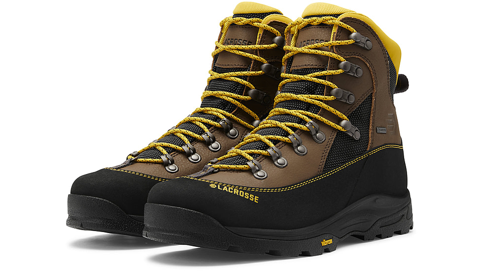 LaCrosse Footwear Ursa MS 7in GTX Boots - Mens, Brown/Gold, 7 US, Medium, 533611-7M