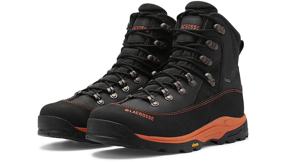 LaCrosse Footwear Ursa MS 7in GTX Boots - Mens, Gunmetal/Orange, 12 US, Wide, 533610-12W