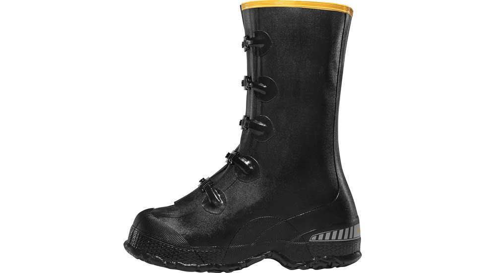 LaCrosse Footwear ZXT Buckle Deep Heel 14in Overshoe Work Boot - Mens, Black, 12 US, 00267140-12