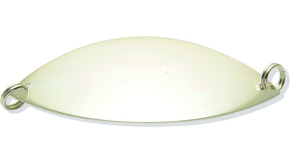 Lake Clear Wabbler Attractor Spoon, #1 3-1/8in No Hook, 1/3oz, Silver, LCW1S-S