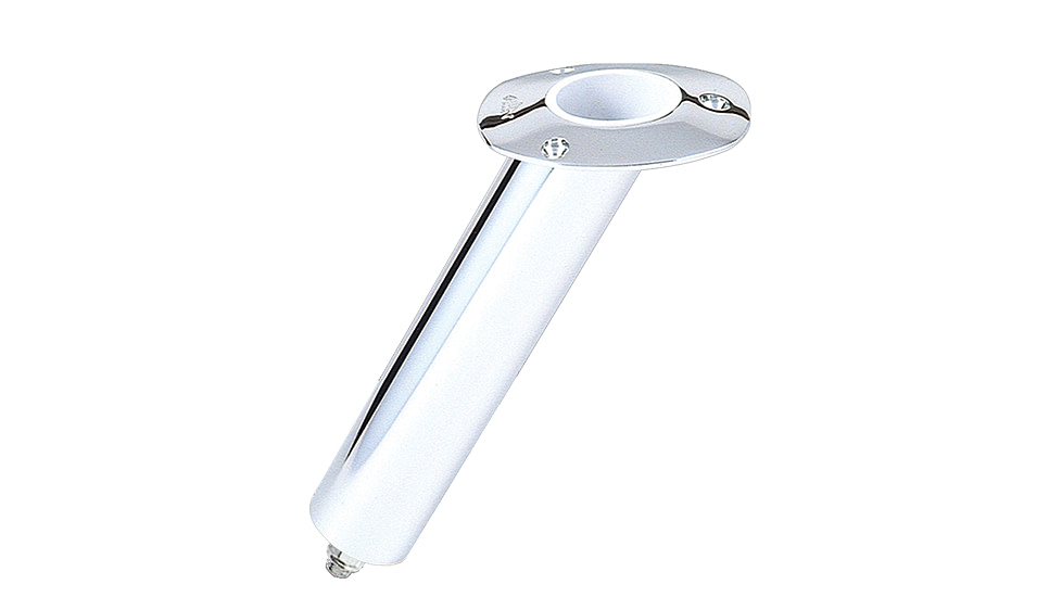 Lee's Tackle 30 Stainless Steel Swivel Base Flush Mount Rod Holder - Medium - 2" OD X 6.5" Tube f/Small Bent Butts 31168