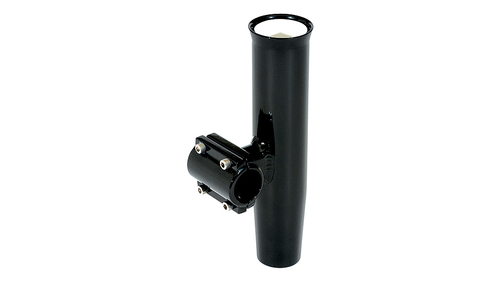 Lee's Tackle Clamp-On Rod Holder - Black Aluminum - Horizontal Mount - Fits 1.900&quot; O.D. Pipe 61883