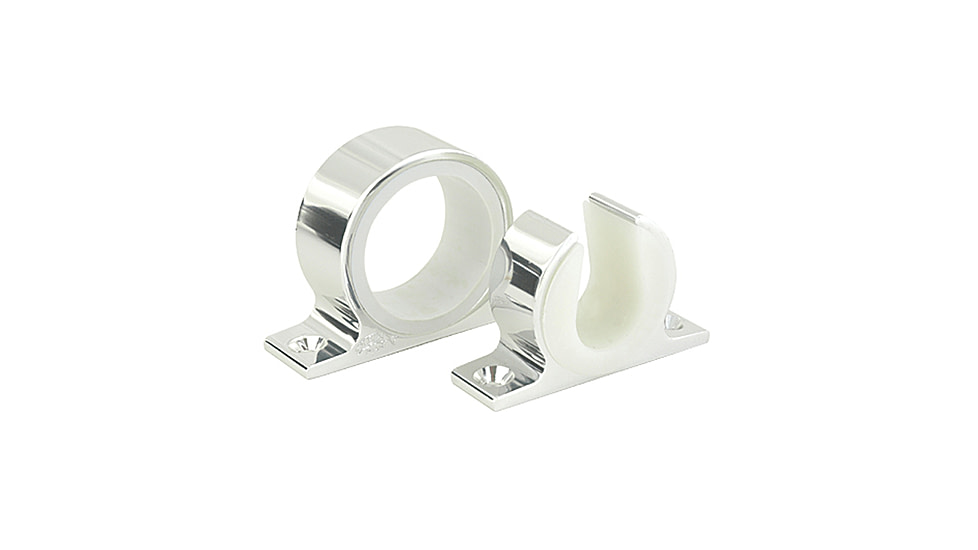 Lee's Tackle Single Rod Rack Set - Bright Silver Finish 31248