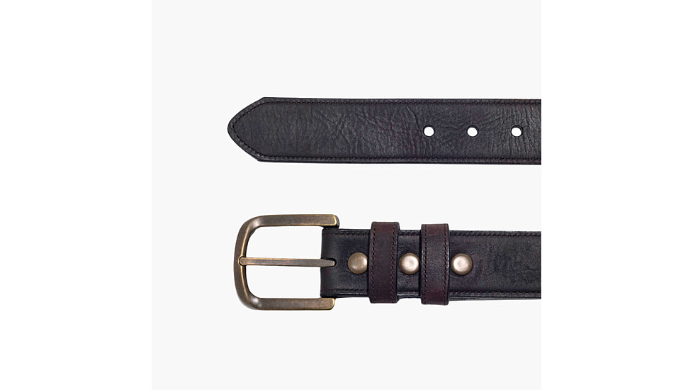 Lejon Dalton Leather Belt - Mens, Dark Chocolate, 44, VB-7011-44