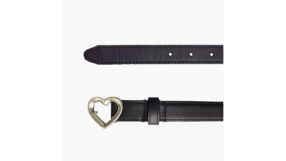Lejon Corazon Leather Belt - Womens, Black, Large, VB-26121-LRG