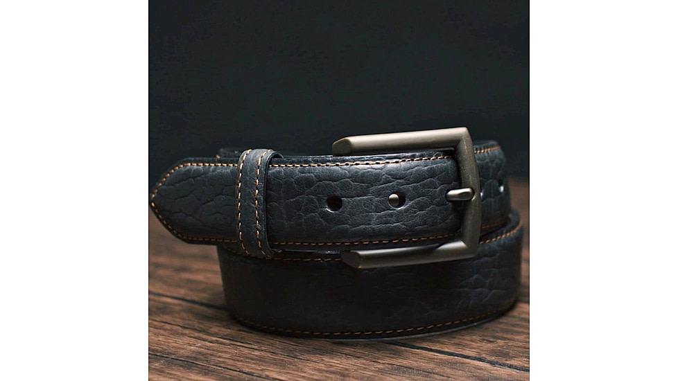 Lejon Horizon Leather Belt - Mens, Black, 34, VB-65441-34