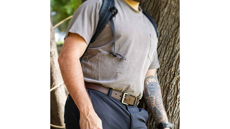 Lejon Navajo Leather Belt - Mens, Brown, 32, VB-7052-32