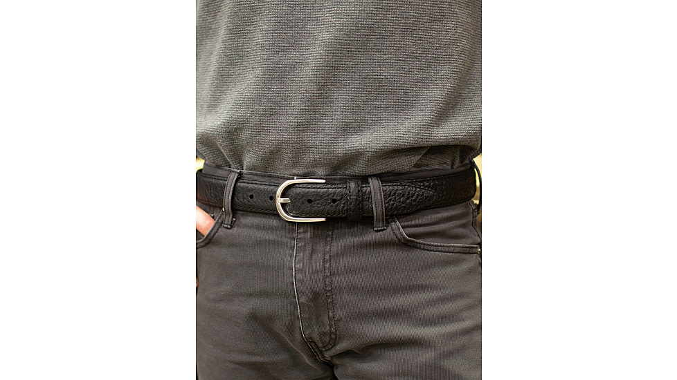 Lejon Pinnacle Leather Belt - Mens, Black, 36, VB-111-36