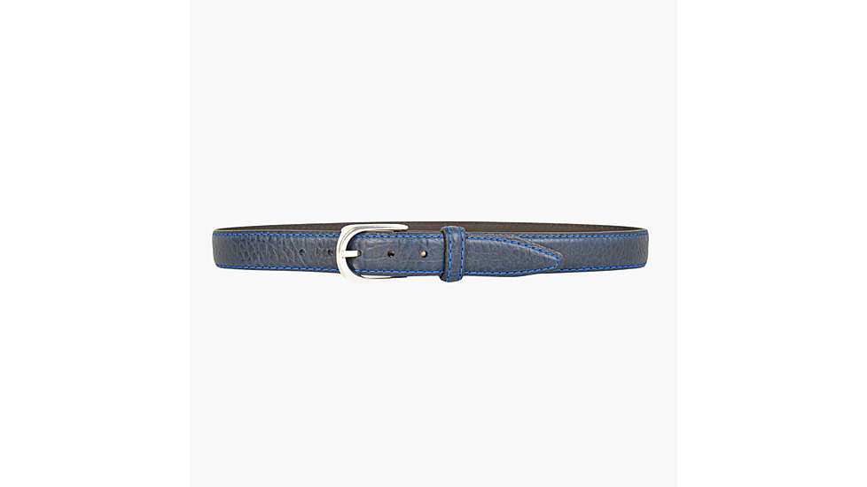 Lejon Pinnacle Leather Belt - Mens, Navy, 34, VB-115-34