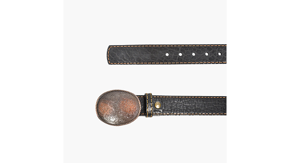 Lejon Tuscon Copper Leather Belt - Womens, Black, Medium, VB-66121-M