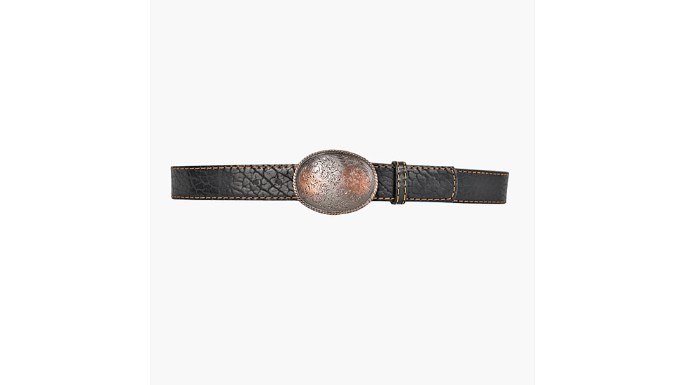 Lejon Tuscon Copper Leather Belt - Womens, Black, Medium, VB-66121-M