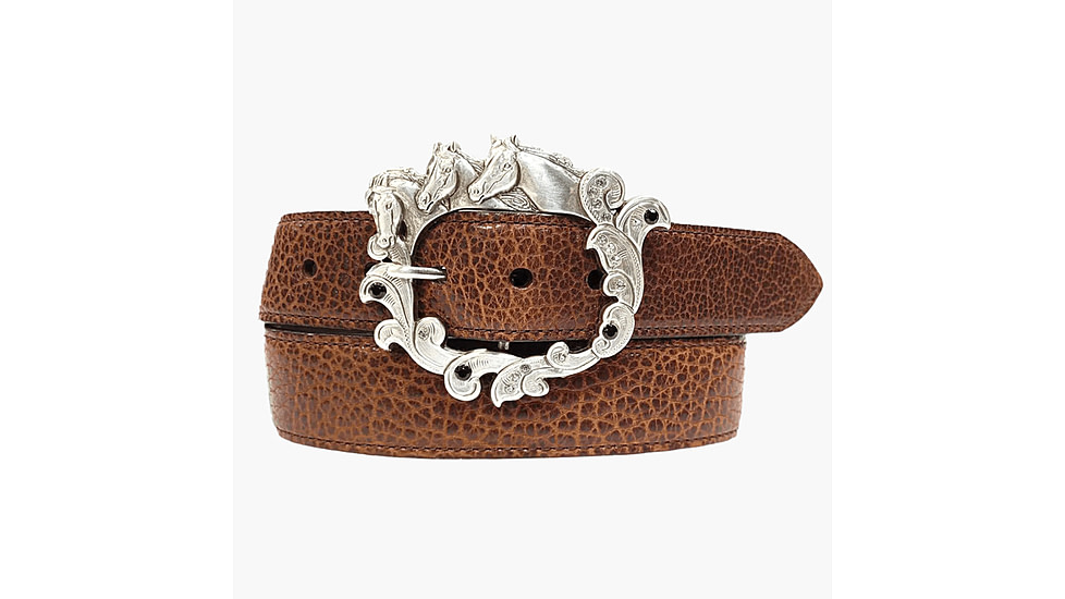 Lejon Vaquera Leather Belt - Womens, Brown, Extra Large, VB-65772-XL