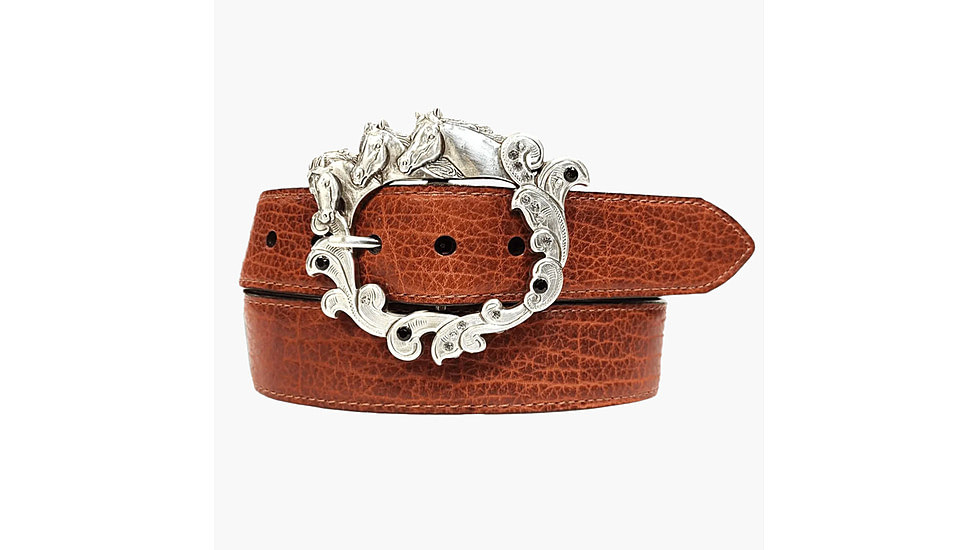 Lejon Vaquera Leather Belt - Womens, Peanut, Large, VB-65774-LRG