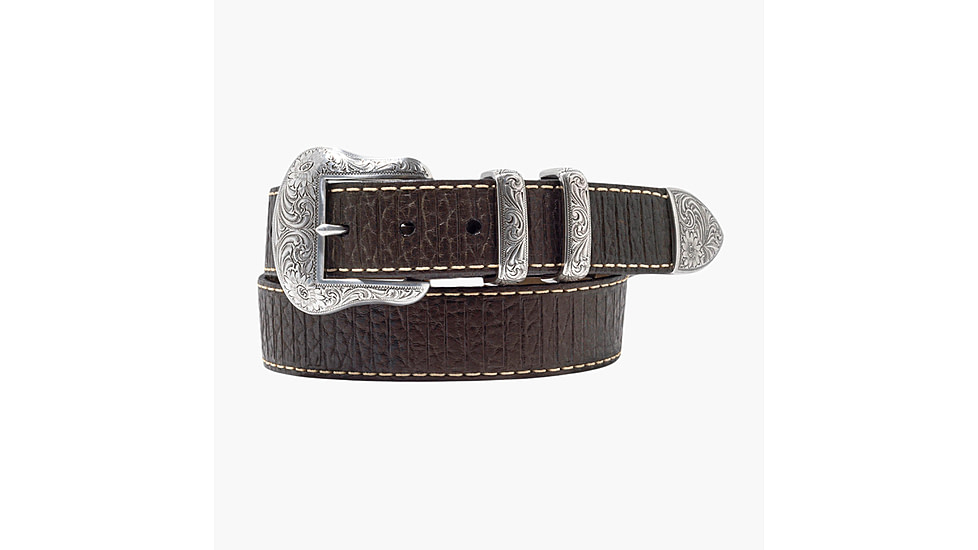 Lejon Wild Bill II Leather Belt - Mens, Brown, 44, VB-8222-44