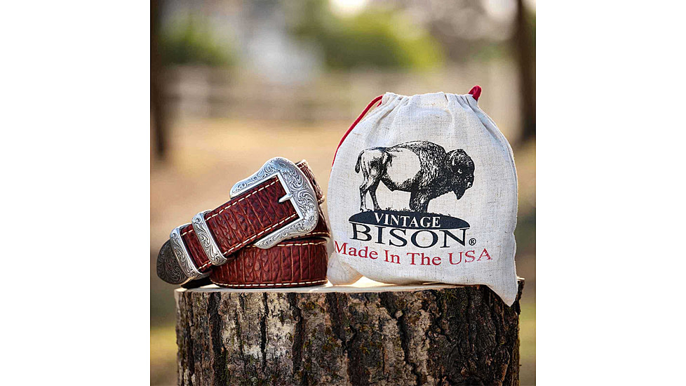 Lejon Wild Bill II Leather Belt - Mens, Peanut, 38, VB-8223-38