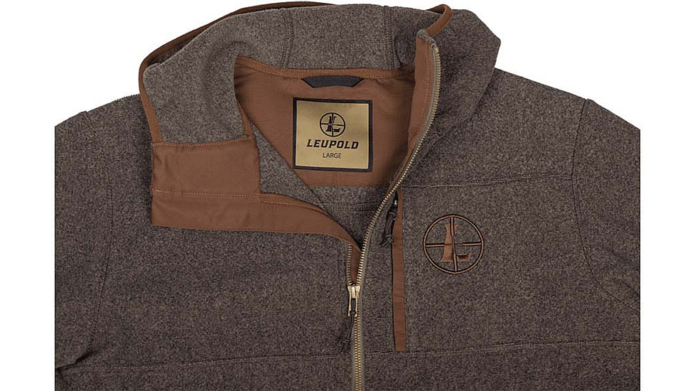 Leupold Make Ready Full Zip Hooded Fleece - Mens, Ash Green, Large, 182313