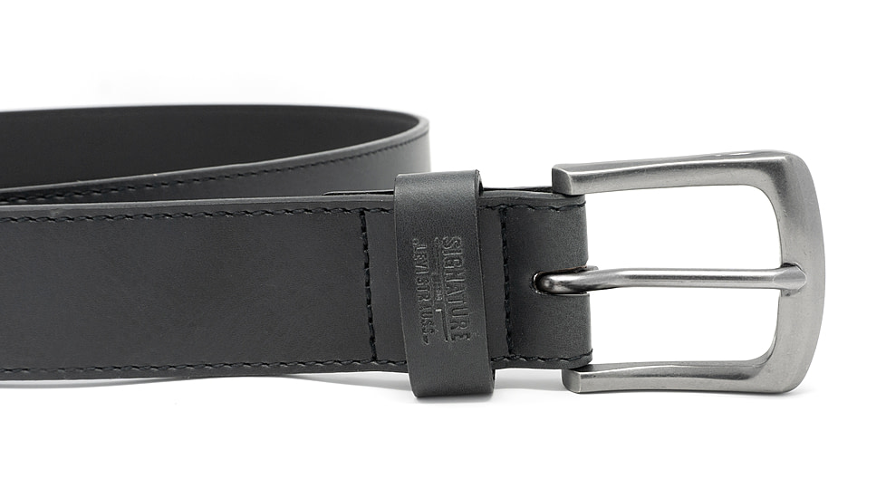 Levis Signature Gold Burnished Belt, Black, 38, 43723-59IND-38