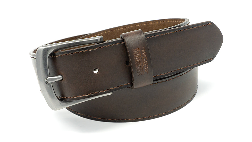 Levis Signature Gold Burnished Belt, Brown, 32, 43723-27IND-32