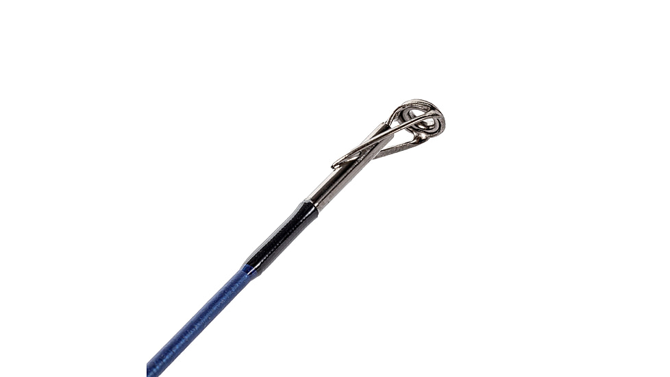 Lew’s American Hero Spinning Rod, 6ft 2-PC, Medium-Light, Fast, IM6 Graphite Rod, Stainless Steel Guides and Inserts, EVA Split-Grip, No Foul Hook Keeper, Black/Blue, AH60MLSG3-2