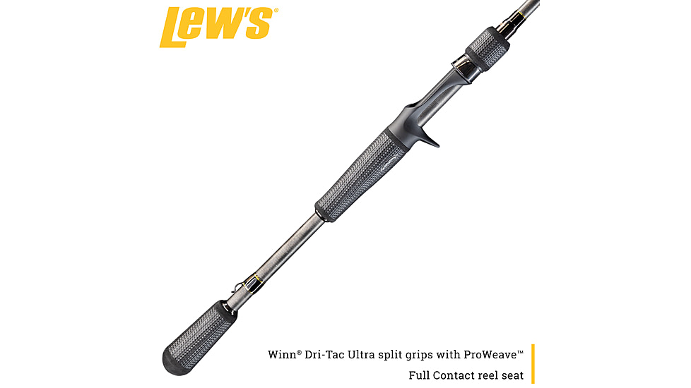 Team Lew’s Elite Series Casting Rod, 6ft 8in, 1-PC, Medium, Fast, TLE68M