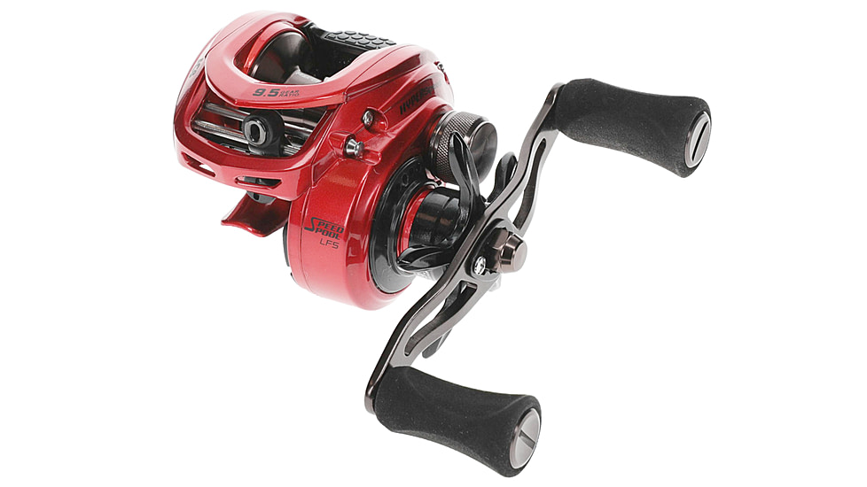 Lew’s HyperSpeed LFS Baitcast Reel, LH Retrieve, 9.5-1 Ratio, 9+1 Bearings, HS1-9.5L