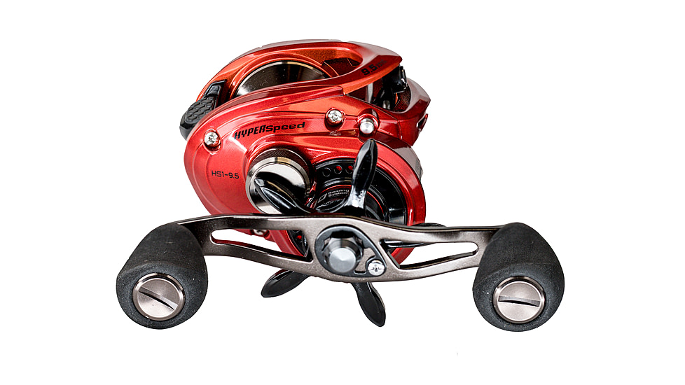 Lew’s HyperSpeed LFS Baitcast Reel, RH Retrieve, 9.5-1 Ratio, 9+1 Bearings, HS1-9.5