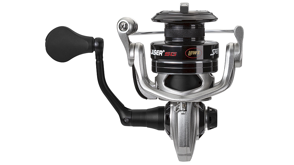 Lew’s Laser SG Spinning Reel, SZ 400, 5.2-1 Ratio, 7+1 Bearings, LSG400A