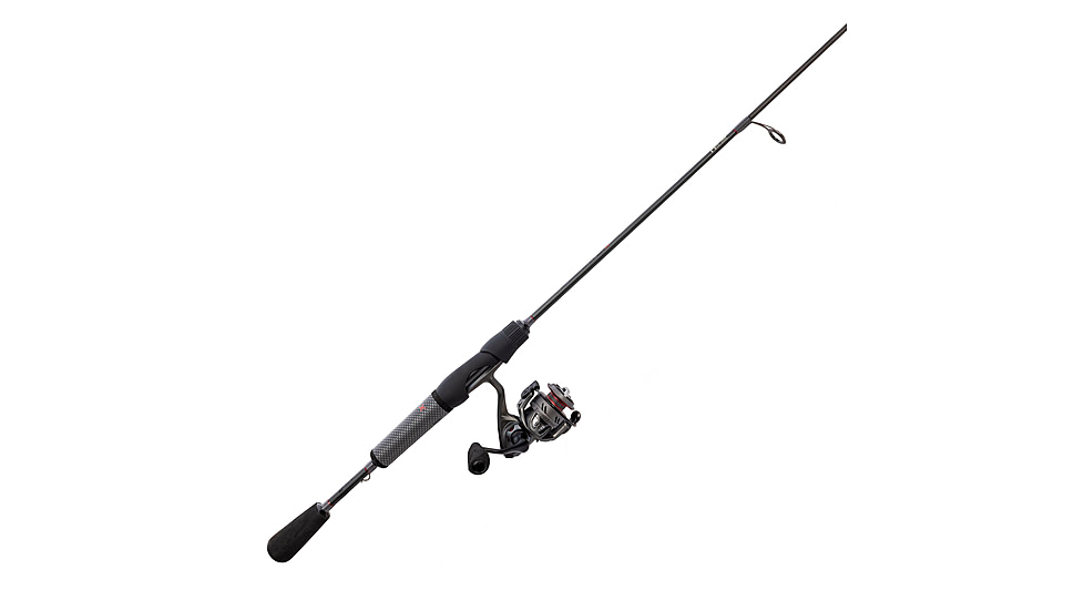 Lew’s Speed Spin CRX Spinning Reel and Rod Combo, 7ft, 1-PC HM40 Graphite Rod, Medium-Light, Fast, SZ 200 Reel, 9+1 Bearings, 6.2-1 Ratio, Speed Gears, Gray/Black/Red, SSC2070MLS