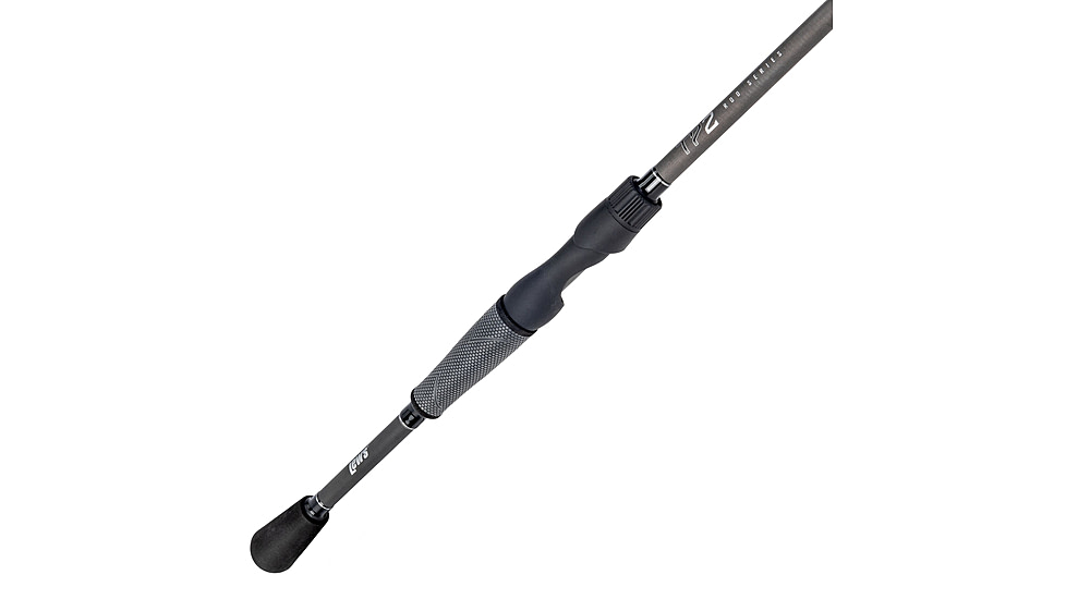 Lew’s TP2 Spinning Rod, 6ft 6in, 1-PC HM45 Graphite Rod w/ Medium  and Fast, Winn Dri-Tac Split-Grip, SoftTouch Reel Seat, No Foul Hook Keeper, Black/Gray, TP266MFS